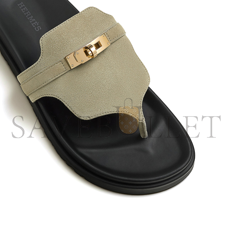 HERMES EMPIRE SANDAL VERT MOSAQUE